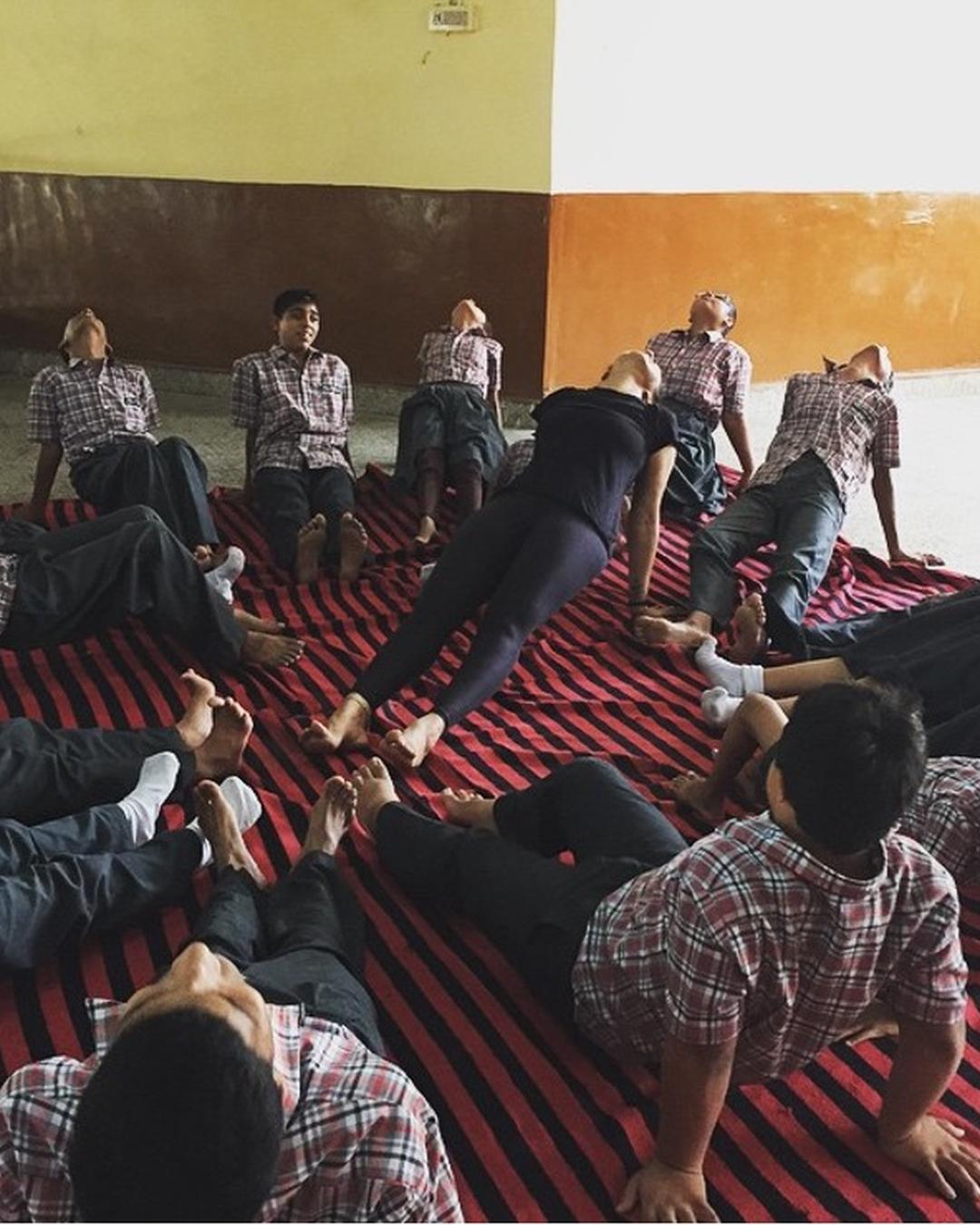 Teaching Yoga to Mentally Challenged Children